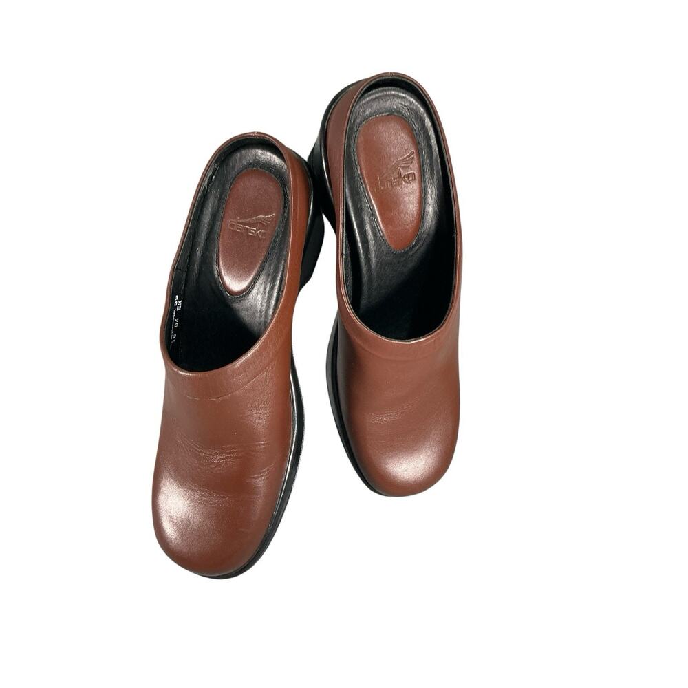 Dansko Brown Leather Clogs